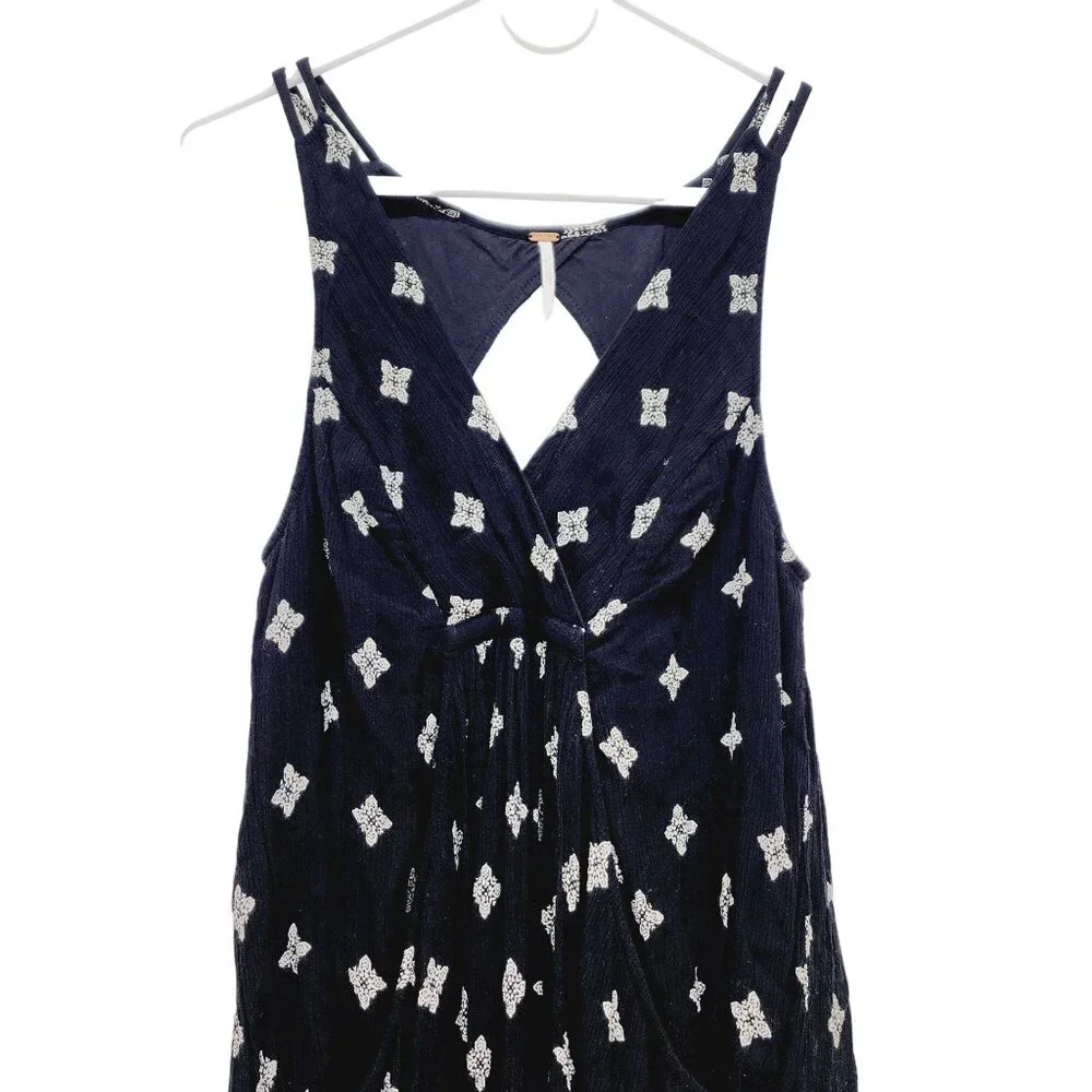 Free People Dress Womens Sleeveless Black & White Print Rayon Blend Size S - Picture 6 of 13